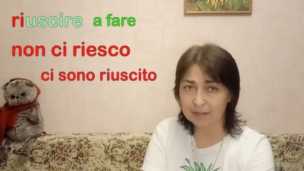 uscire riuscire cercare trovare provare