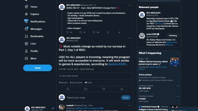 RDC 2021 BRAND NEW ROBLOX FEATURES & More! (Day 1) смотреть онлайн