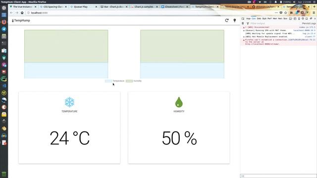 How to Update Data ChartJS Dynamically In Quasar Framework - TempHum App смотреть онлайн