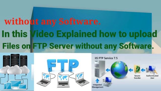 How to Upload Files on FTP Server without any Software. смотреть онлайн