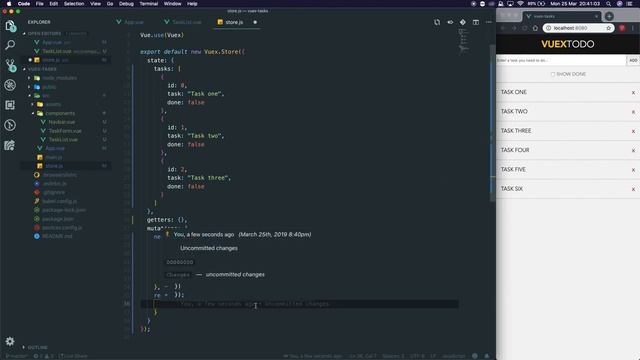 Vuex - Mutations with Vue JS - Day 43 - #100DaysOfCode смотреть онлайн