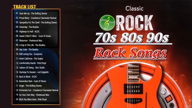 Best Of Classic Rock Playlist - Greatest Classic Rock Songs 70's 80's 90's