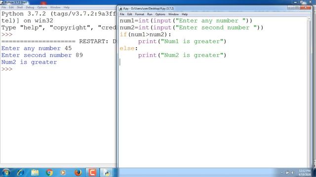 if,elif,else in python смотреть онлайн