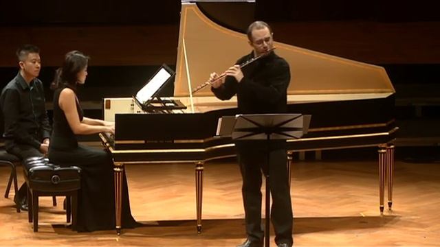 J.S.Bach Flute and Harpsichord Sonata BWV 1030/Largo e Dolce смотреть онлайн