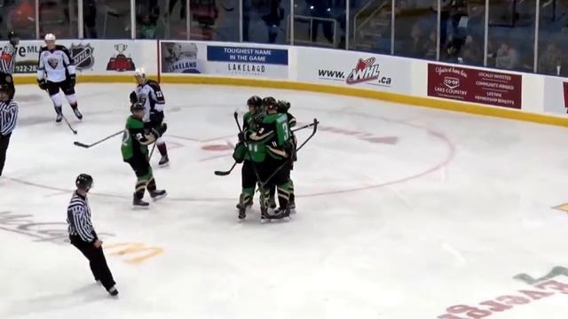 Первый гол Сергея Сапего в WHL (17.10.2017) смотреть онлайн