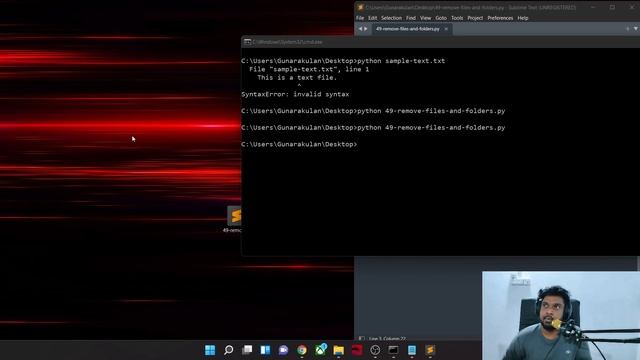 51.Remove Files and Folders in Python смотреть онлайн