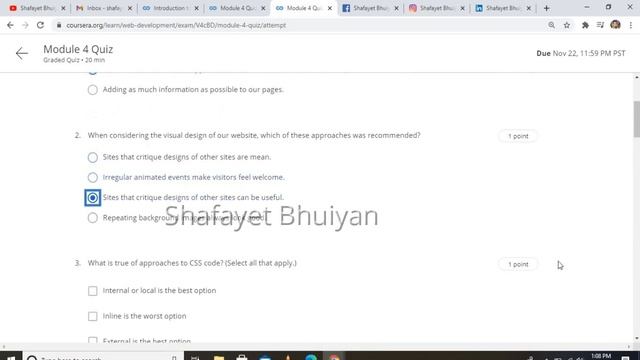 Introduction to Web Development | All Quiz & Assignment Answers | Coursera |University of Californi смотреть онлайн