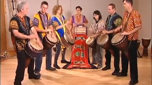 Drumming Lessons - African Rhumba Ensemble (NAMASTEDRUMMING.COM) смотреть онлайн