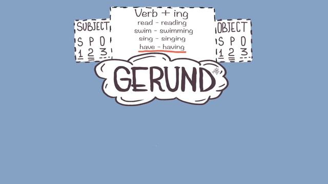 GERUND - Grammar Scribbles with Big Bang! смотреть онлайн