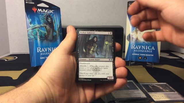 MtG Cracking 3 of 5 Ravinca Allegiance Theme Boosters! смотреть онлайн