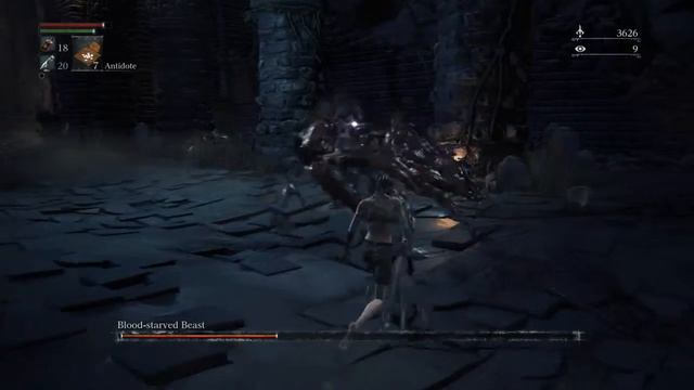 Bloodborne - Level 4, No Vials, No Guns, No Armor - Blood Starved Beast смотреть онлайн