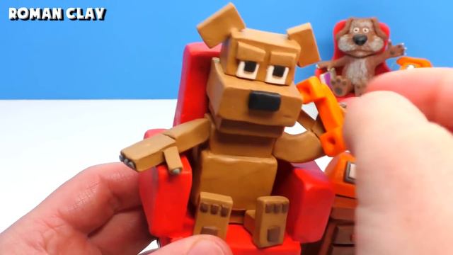 Talking Ben in Minecraft and Ben Animatronic with Clay | Roman Clay Tutorial смотреть онлайн
