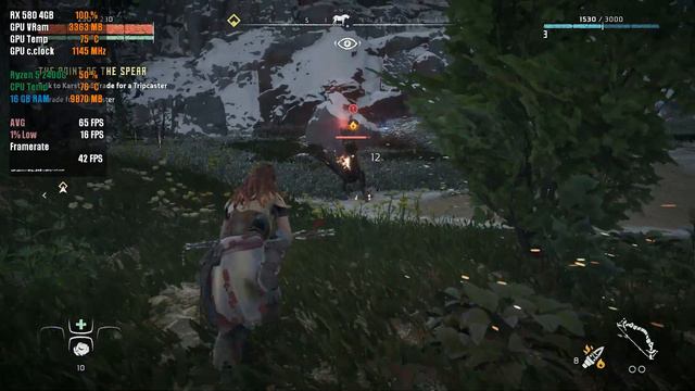 Horizon Zero Dawn | RX 580 + RYZEN 5 | 16GB RAM | PC 1080p - All Setting смотреть онлайн