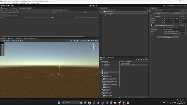 What are Addressables in Unity and How to use to them | Unity Tutorial смотреть онлайн