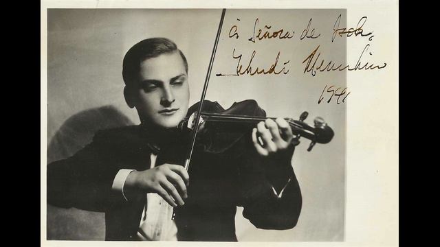 Yehudi Menuhin - Bach : Sarabande ～ Solo Violin Partita No.1 (1935) смотреть онлайн