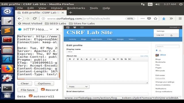 Cross-Site Request Forgery Attack Lab смотреть онлайн