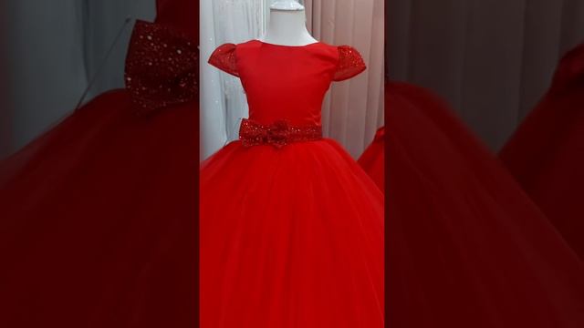 Платье детское "Яна " красный смотреть онлайн