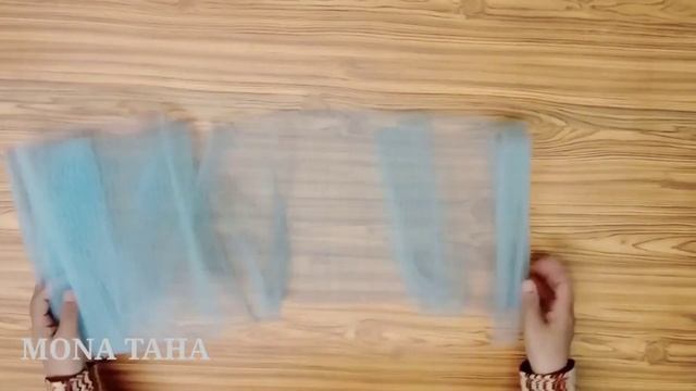 HOW TO MAKE THIS BEAUTIFUL LIGHT BLUE GOWN, STEP BY STEP смотреть онлайн