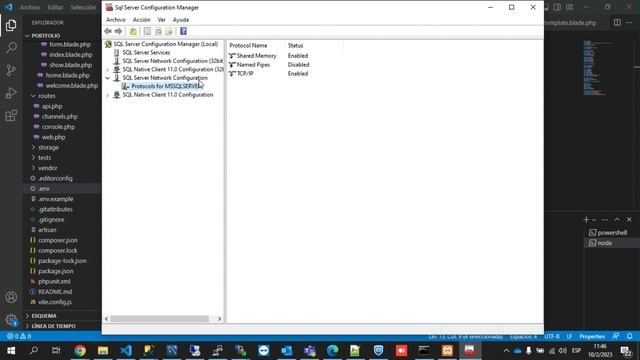 Como conectar LARAVEL con SQL SERVER fácil y rápido смотреть онлайн