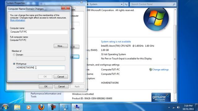 How to: Setup Workgroup for Windows 7, Vista, & XP смотреть онлайн