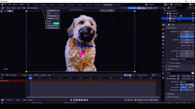 GREEN SCREEN REMOVING : [2.83] Blender Chroma Keying Tutorial - 2020 смотреть онлайн
