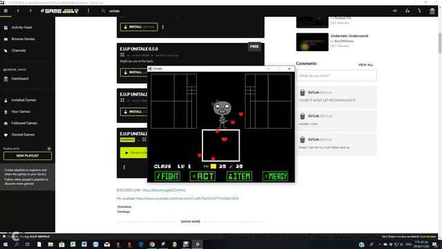 unit tale: goner kid battle смотреть онлайн