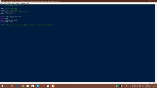 PYTHON 3.8 TUTORIAL: STRING DATA TYPE | concatenation, index, immutable, data, __init__ python смотреть онлайн
