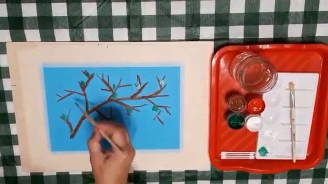 Рисуем цветущую вишню смотреть онлайн