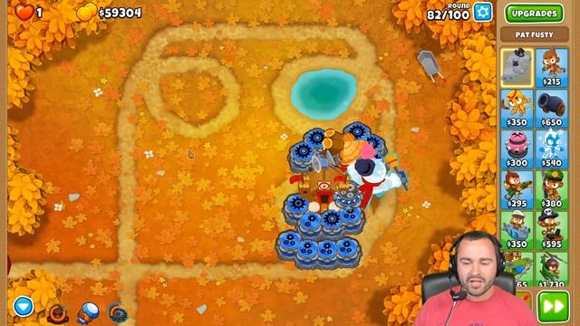 These BUFFED TACK SHOOTERS Can Beat CHIMPS!? ROUND 100+ EASY?? - Bloons TD 6 CHIMPS смотреть онлайн