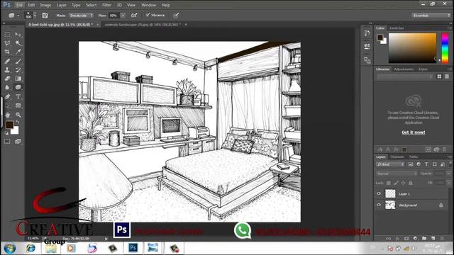 Photoshop Eng / Menna Drwesh architectural photohop lecture 16 смотреть онлайн