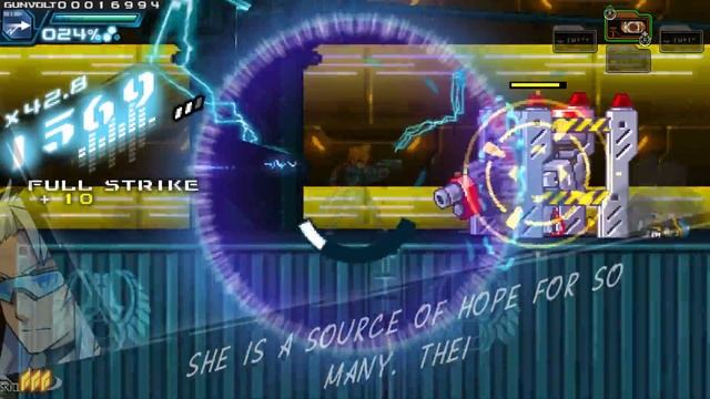 Azure Striker Gunvolt 1 - 60 FPS Gameplay on Nintendo Switch! смотреть онлайн