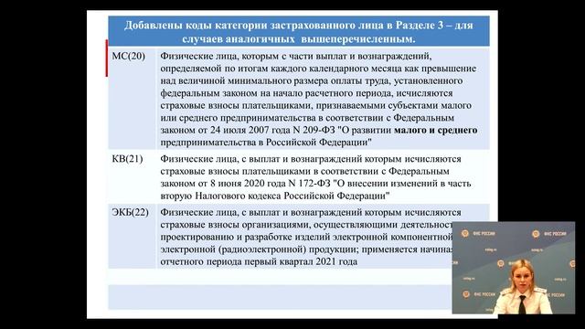 Изменения в порядке заполнения декларации на страховые взносы в 2021 году смотреть онлайн