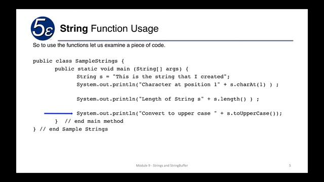 Intro to Java - Module 9 String and String Buffer смотреть онлайн