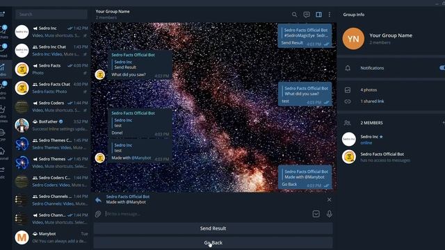 How to use our Official Bot in Inline Mode on Telegram смотреть онлайн