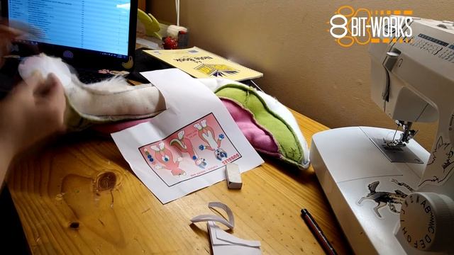 Making a canine fursuit tail - timelapse/tutorial смотреть онлайн