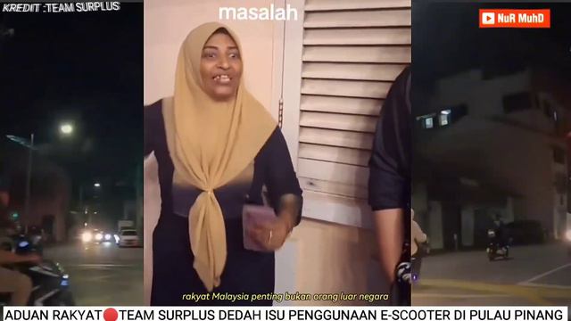 AKAK BENGANG DGN E-SCOOTER🔴USTAZ SOPHIAN SOUND PBT, TERJAH BANDAR HERITAGE, GEORGETOWN