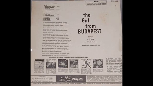 Erwin Halletz Orchestra - The Girl From Budapest смотреть онлайн