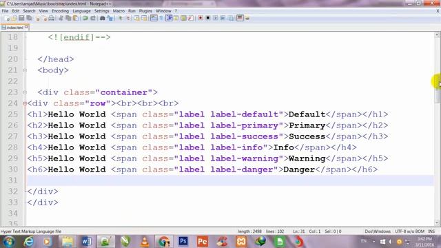 bootstrap-32-label and badges in bootstrap смотреть онлайн