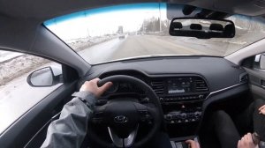 Тест Хендай Элантра, новом кузове 2019 года  Hyundai Elantra 2019