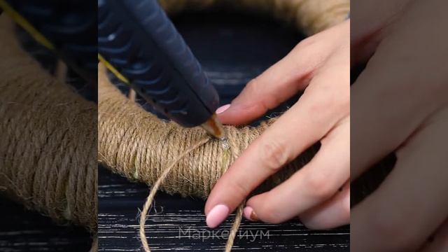 Как Сделать Рождественский Веночек? Своими Руками за 1 Минуту! смотреть онлайн