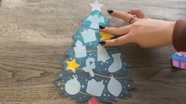 Новогодняя елка аппликация / Christmas Ornament Matching Activity смотреть онлайн