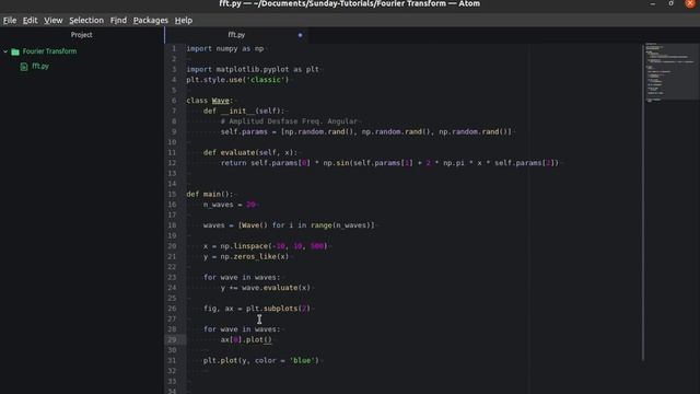 TRANSFORMADA RAPIDA DE FOURIER CON PYTHON смотреть онлайн