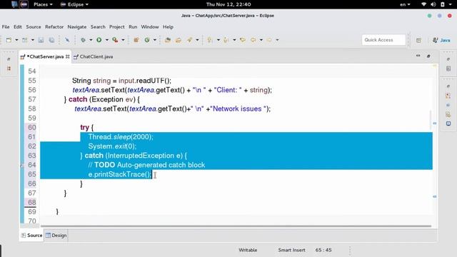 77 JAVA Swing GUI Chat Application смотреть онлайн