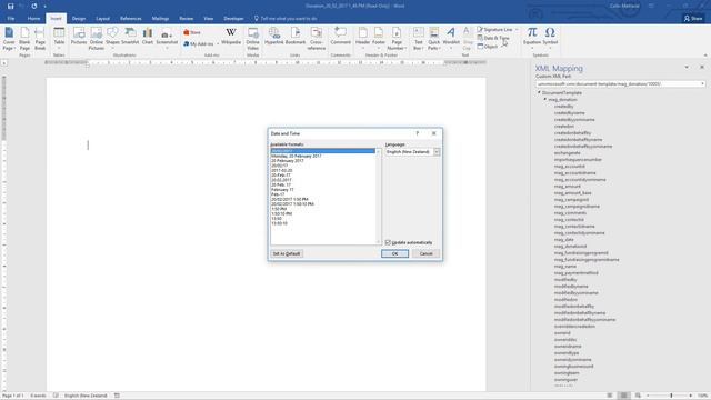 Dynamics 365 Word Document Template Creation смотреть онлайн