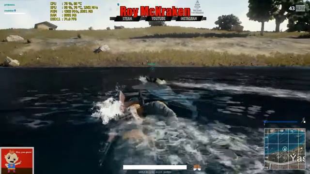 PlayerUnknown's Battlegrounds. GTX 1070 I5-7600K. Release The KRAKEN! смотреть онлайн