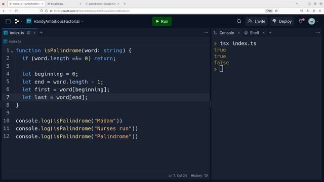 TypeScript Coding Challenges - Palindrome смотреть онлайн
