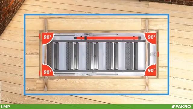Видеоинструкция | Чердачная лестница LMP | FAKRO смотреть онлайн
