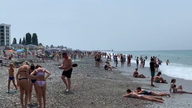 Пляж Алахадзы 08.08.2021. смотреть онлайн