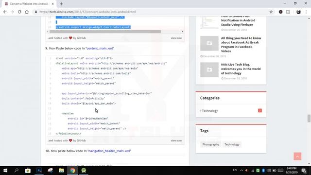 Convert a Website into Android App in Android Studio with Advance Navigation Drawer Layout смотреть онлайн