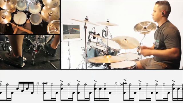 TIME ⏱ PINK FLOYD DRUM COVER PARTITURA
